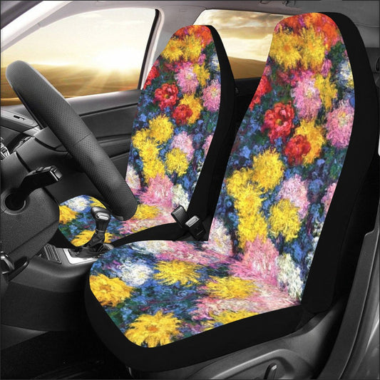 Monet's Carnations Car Seat Covers (Set of 2)