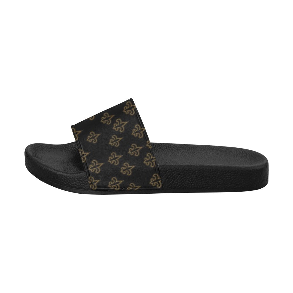 Fleur de Lis Women's Slide Sandals