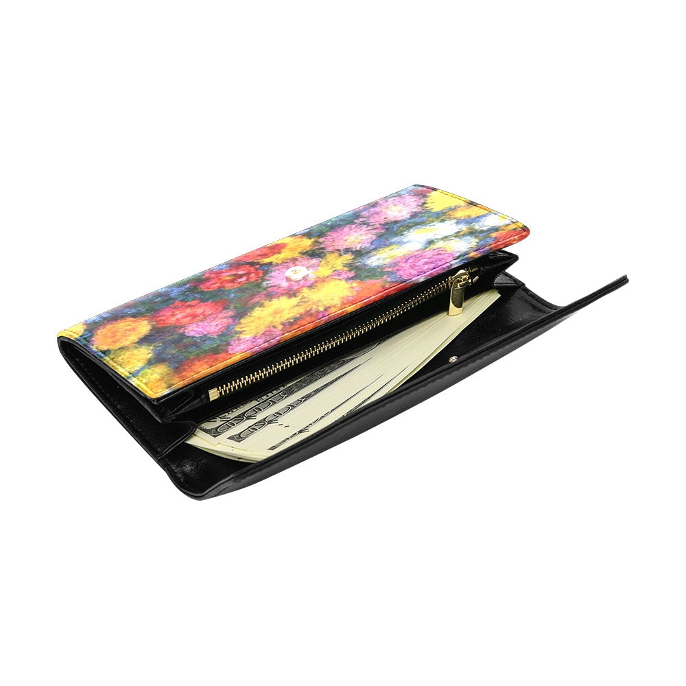 Monet's Carnations Flap Wallet