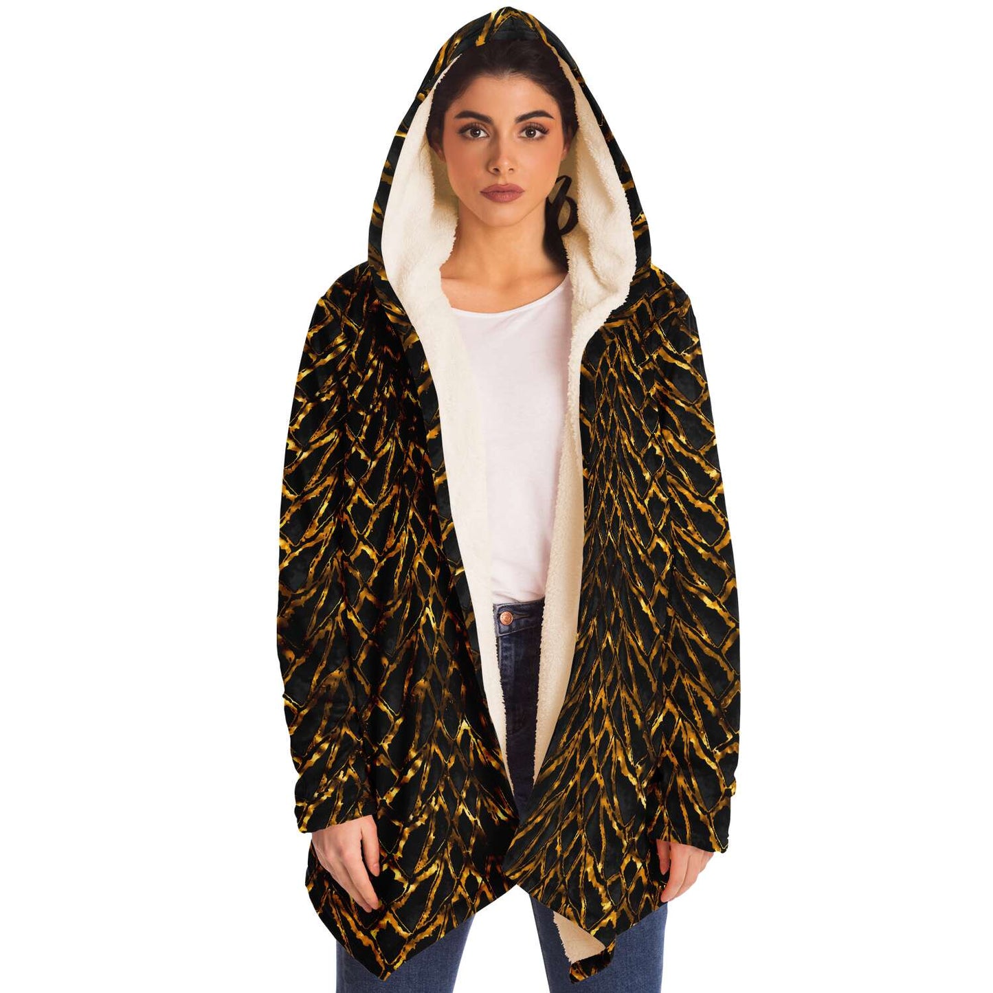 Molten Gold Dragon Scale Cloak