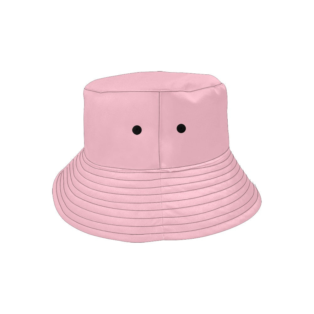 Llama Security Pink Printed Bucket Hat