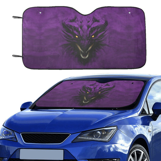 Purple Shadow Dragon Sun Shade 55" x 29.53"