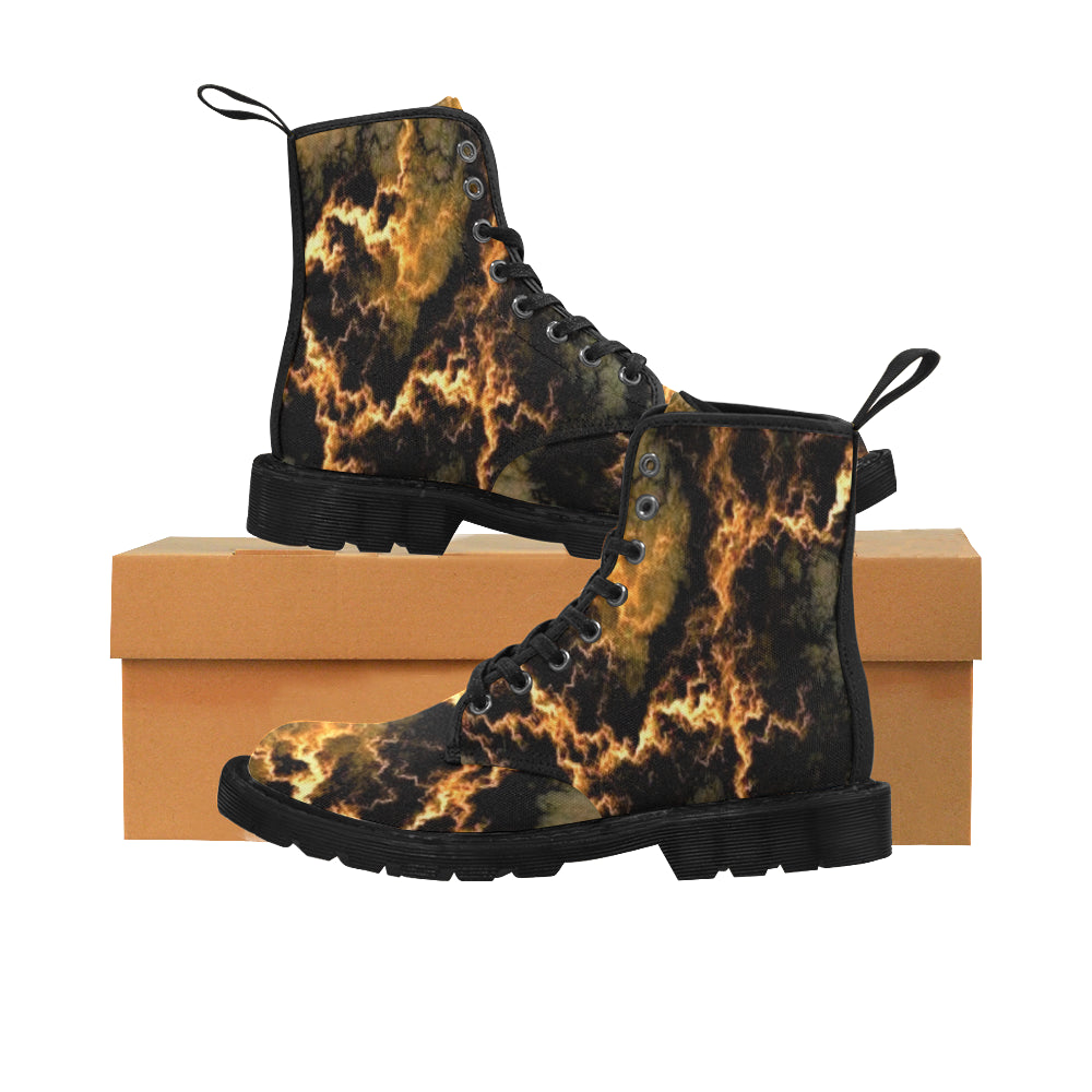 Blazing Sky Canvas Boots