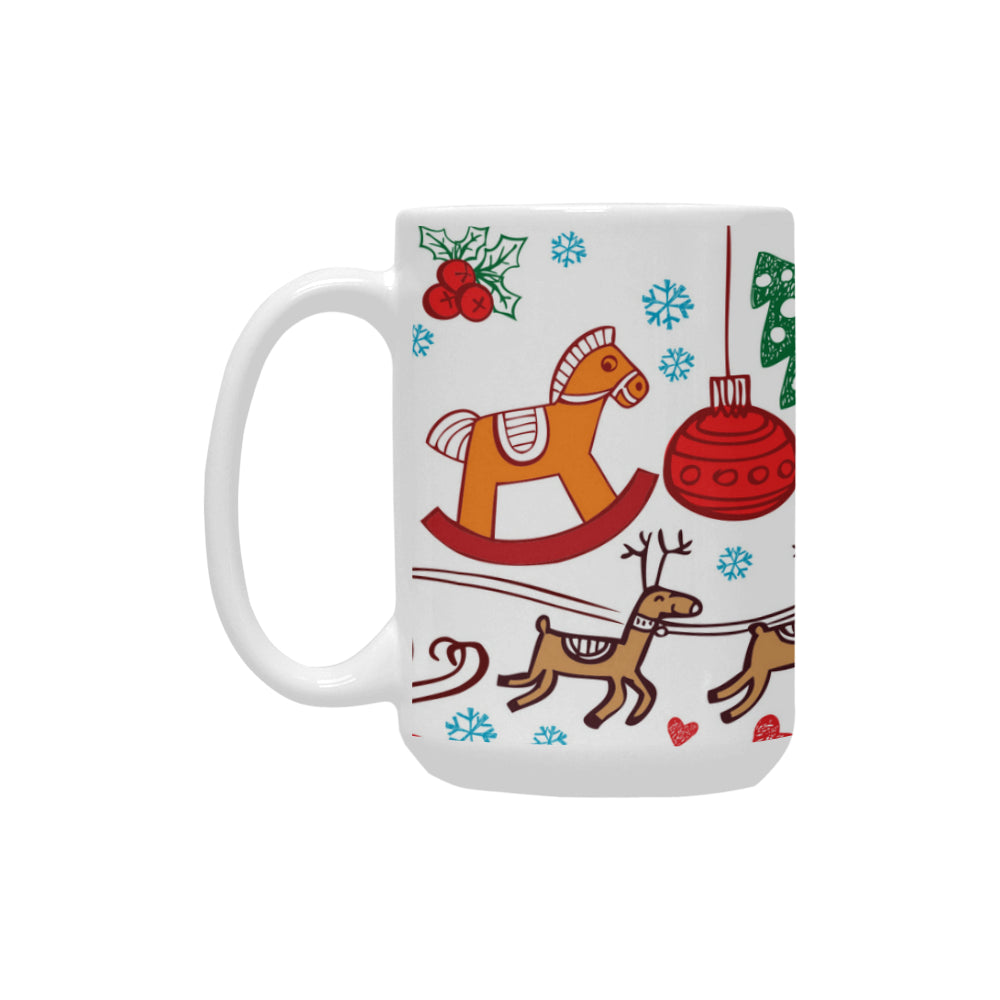 Christmas Playtime 15 oz Ceramic Mug Ceramic Mug (Made In USA)