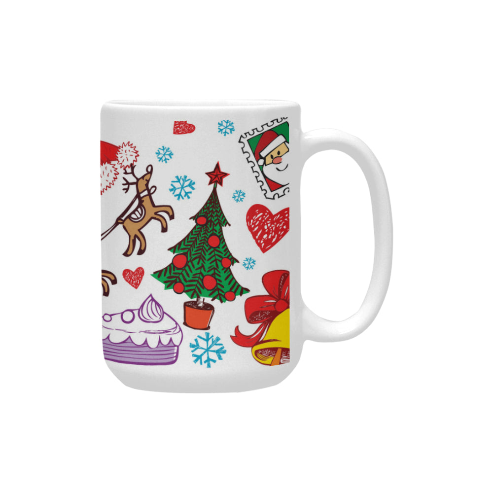 Christmas Playtime 15 oz Ceramic Mug Ceramic Mug (Made In USA)