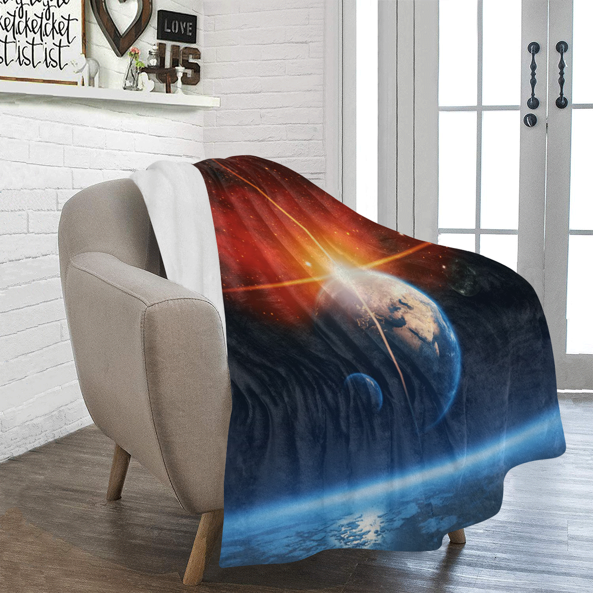 Beautiful Planet Ultra-Soft Micro Fleece Blanket - 4 Sizes