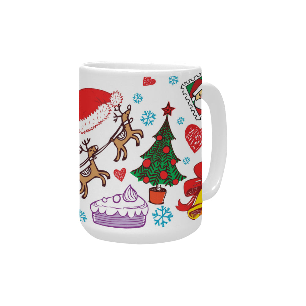 Christmas Playtime 15 oz Ceramic Mug Ceramic Mug (Made In USA)