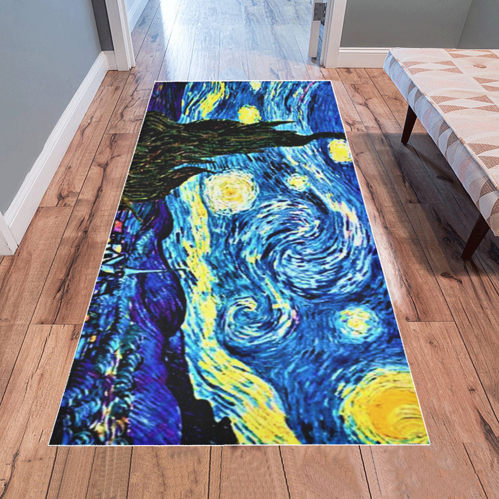 Starry Night Area Rug 7' x 3.2'