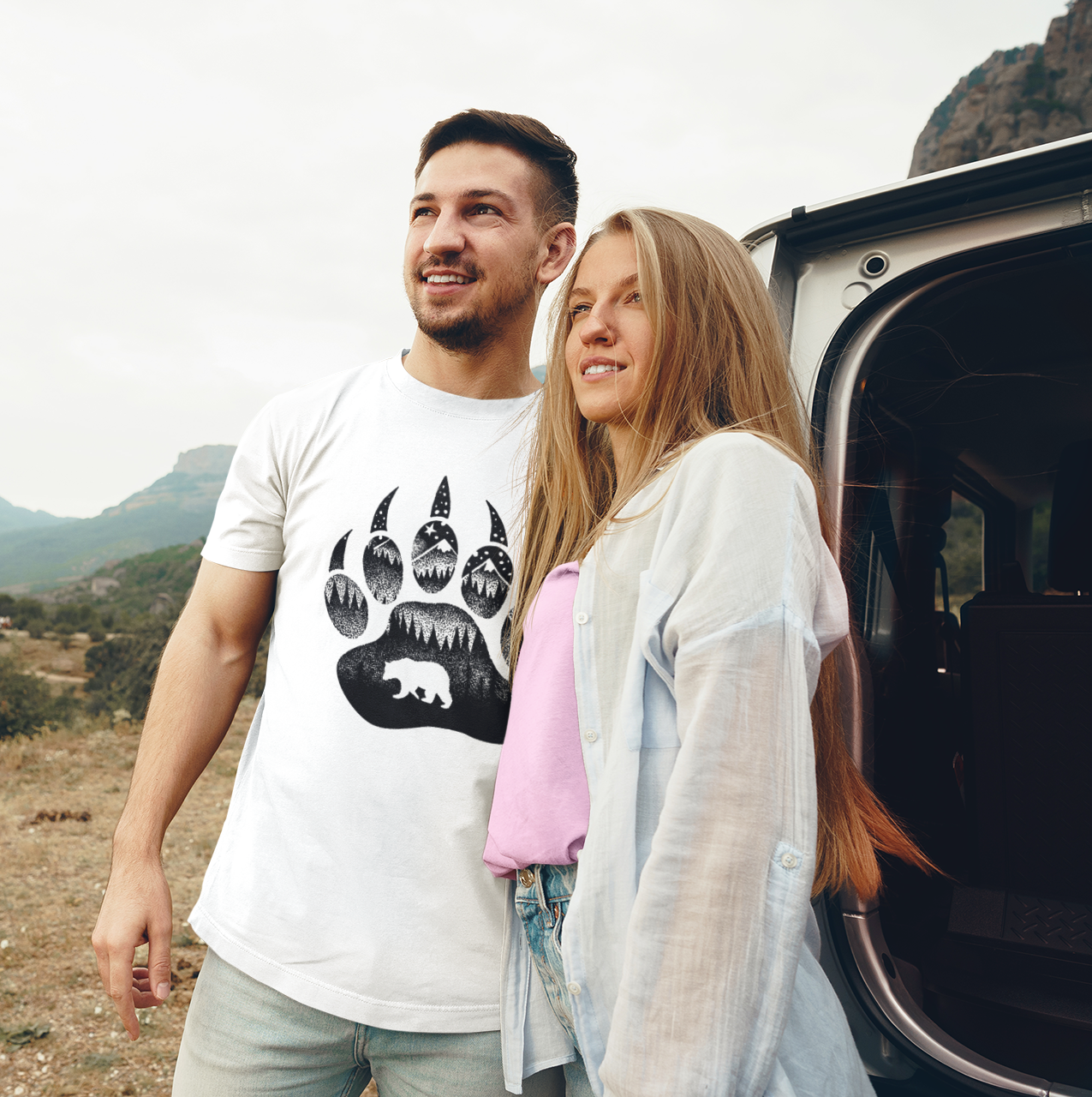 Bear Paw Unisex T-Shirt