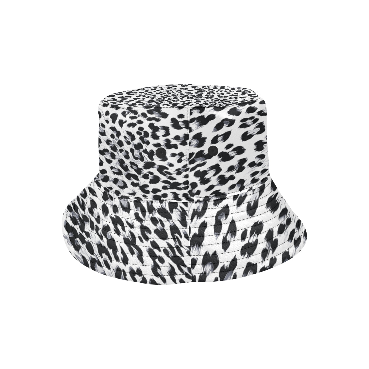 Snow Leopard Print Bucket Hat