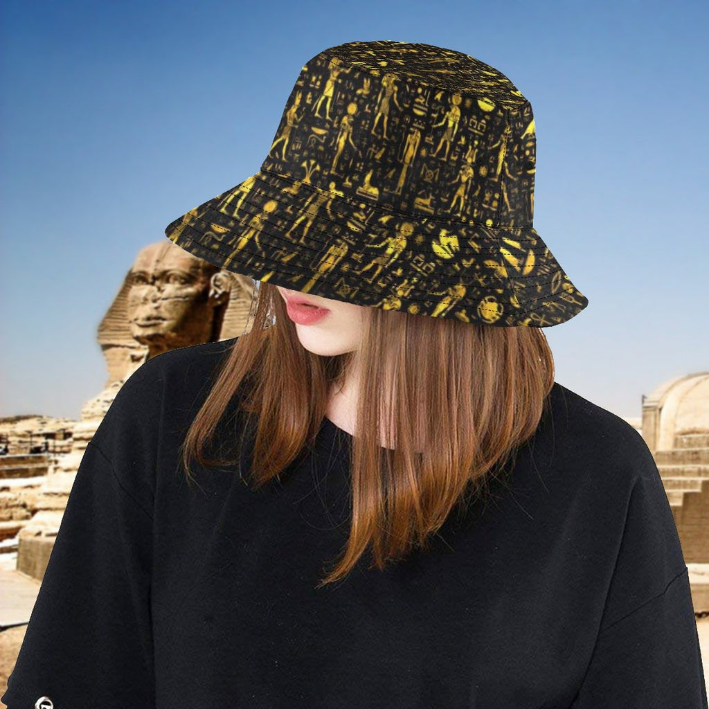Egyptian Hieroglyph Bucket Hat