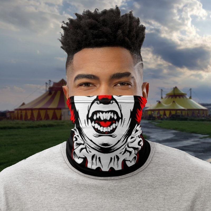 Evil Clown Neck Gaiter