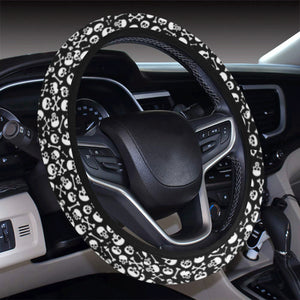 Skulls & Crossbones Steering Wheel Cover with Elastic Edge