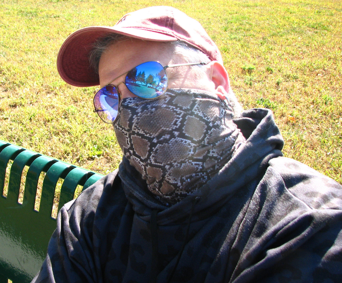 Rattlesnake Print Neck Gaiter