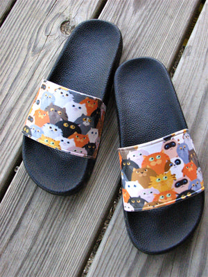 Kitties Galore Women's Slide Sandals