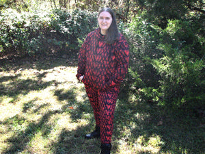 Ruby Unisex Dragon Scale Hoodie