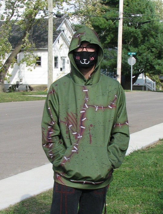 Frankenstein Inspired Pullover Hoodie