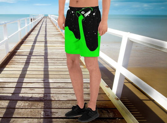 Neon Universe Mid-Length Men's Shorts