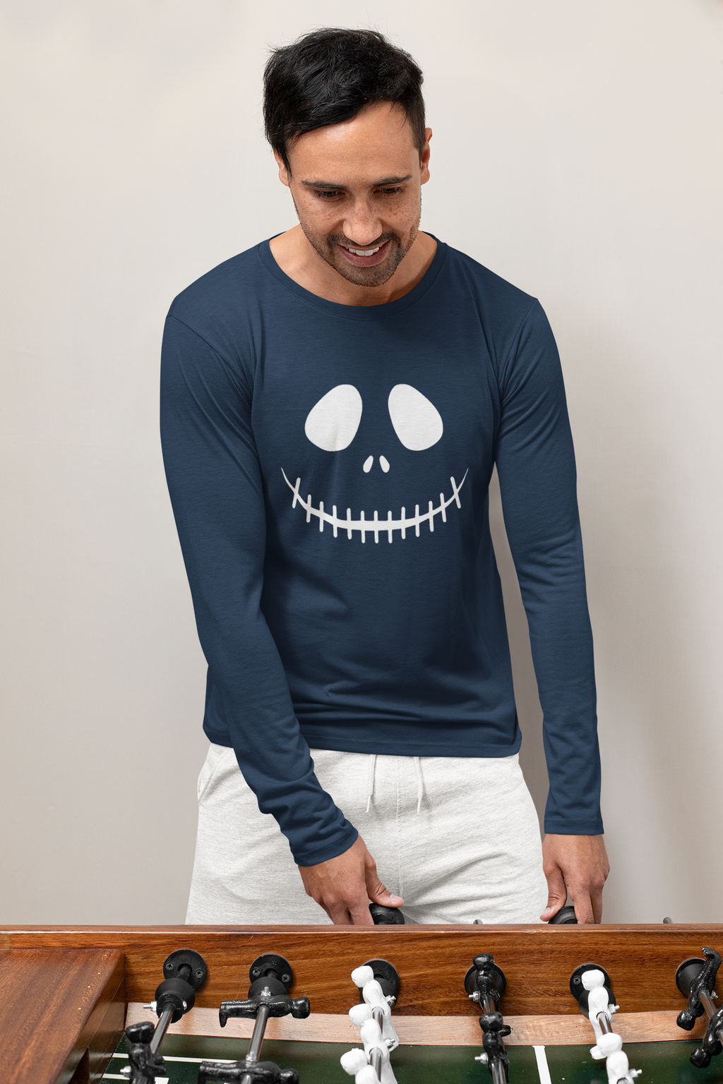 Men's Smiling Jack Premium Long Sleeve T-Shirt