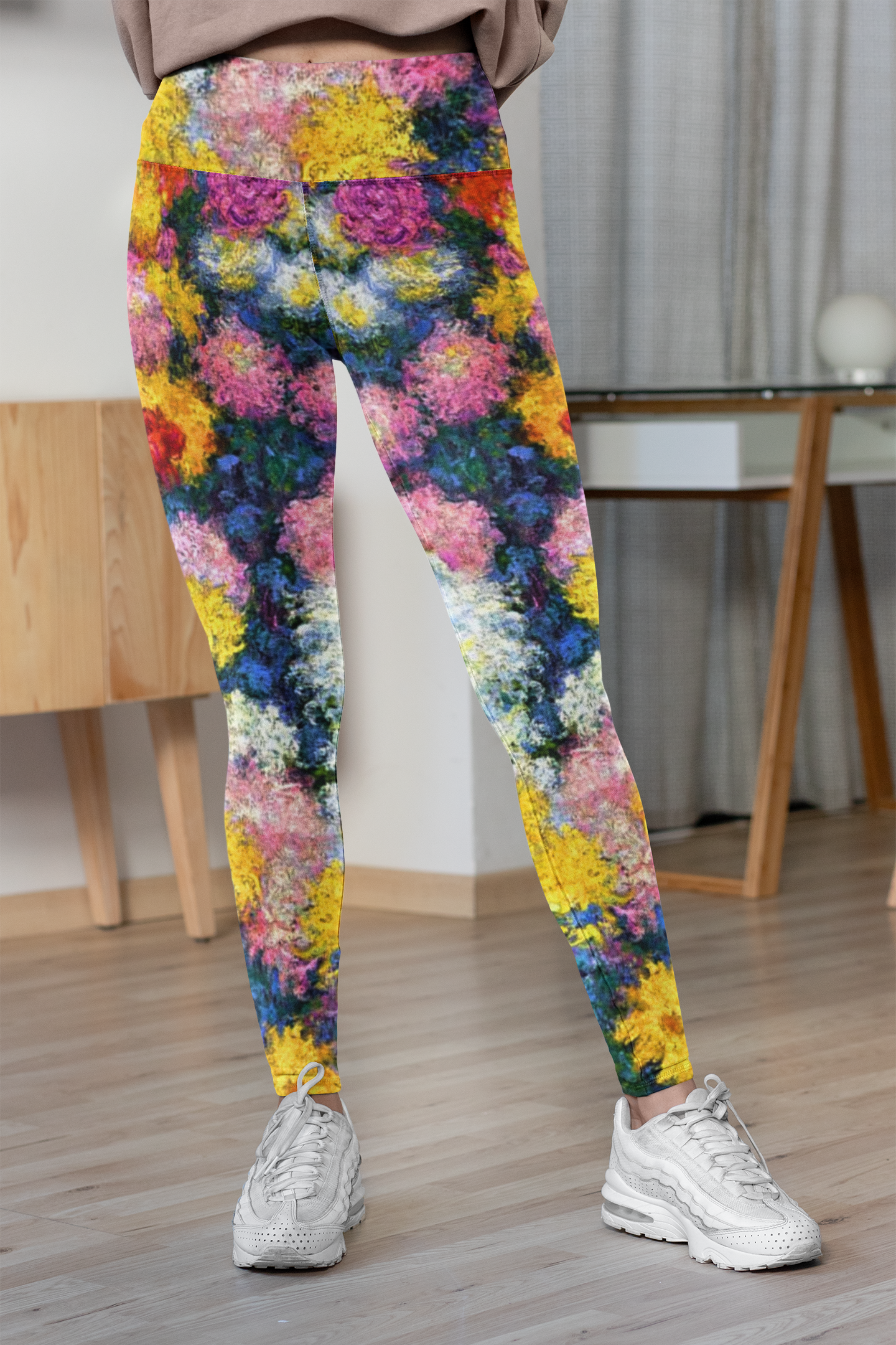 Monet's Carnations Yoga Leggings