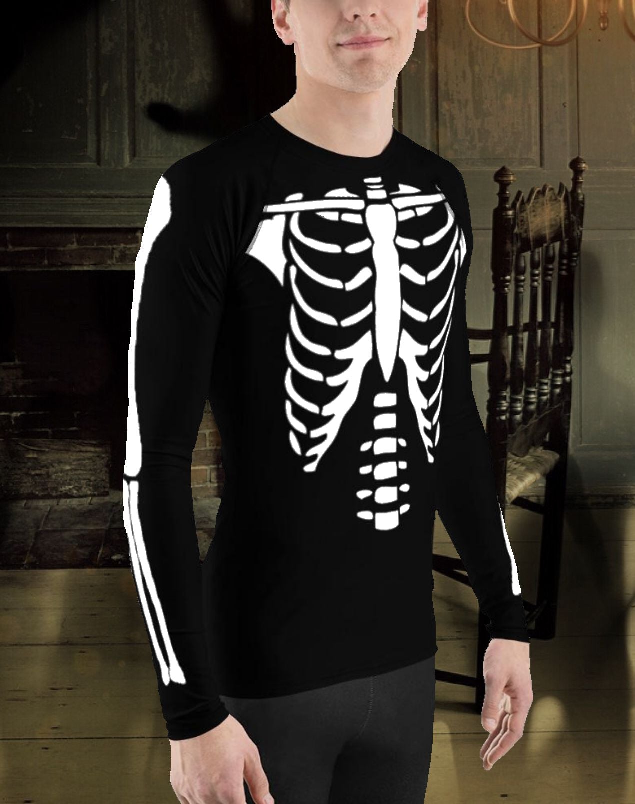 Mr Bones Men's Rash Guard