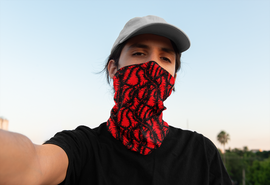 Red Thorn Neck Gaiter