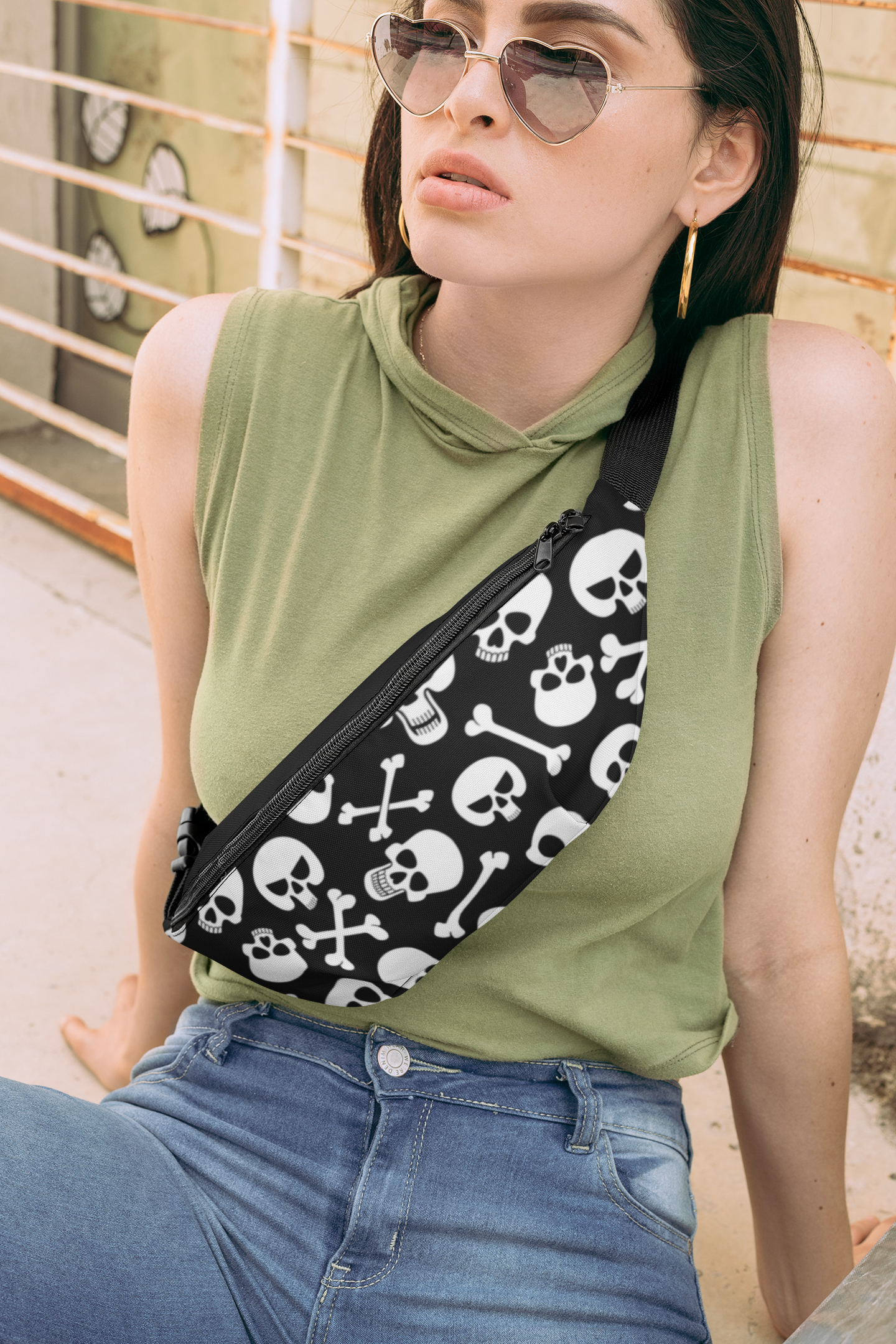 Skulls & Crossbones Fanny Pack