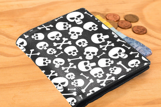 Skulls and Crossbones Men's Wallet