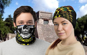 Aztec Warrior Neck Gaiter & Headband