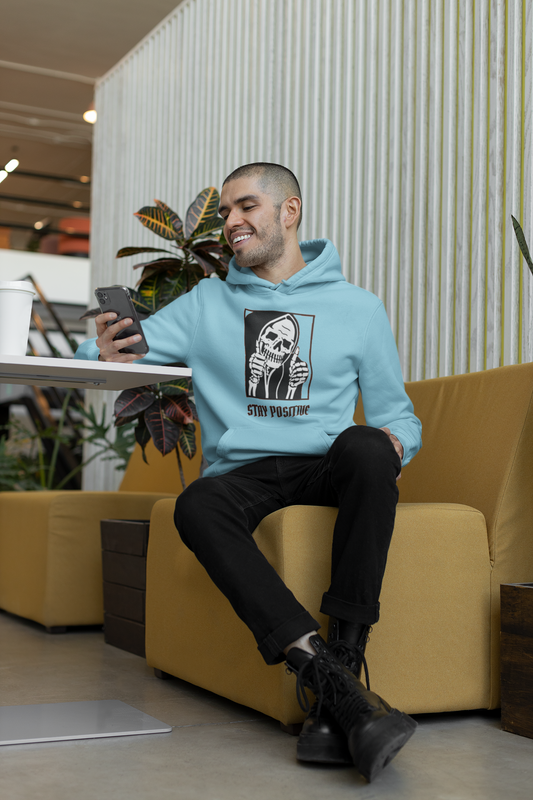 Stay Positive Reaper Unisex Hoodie