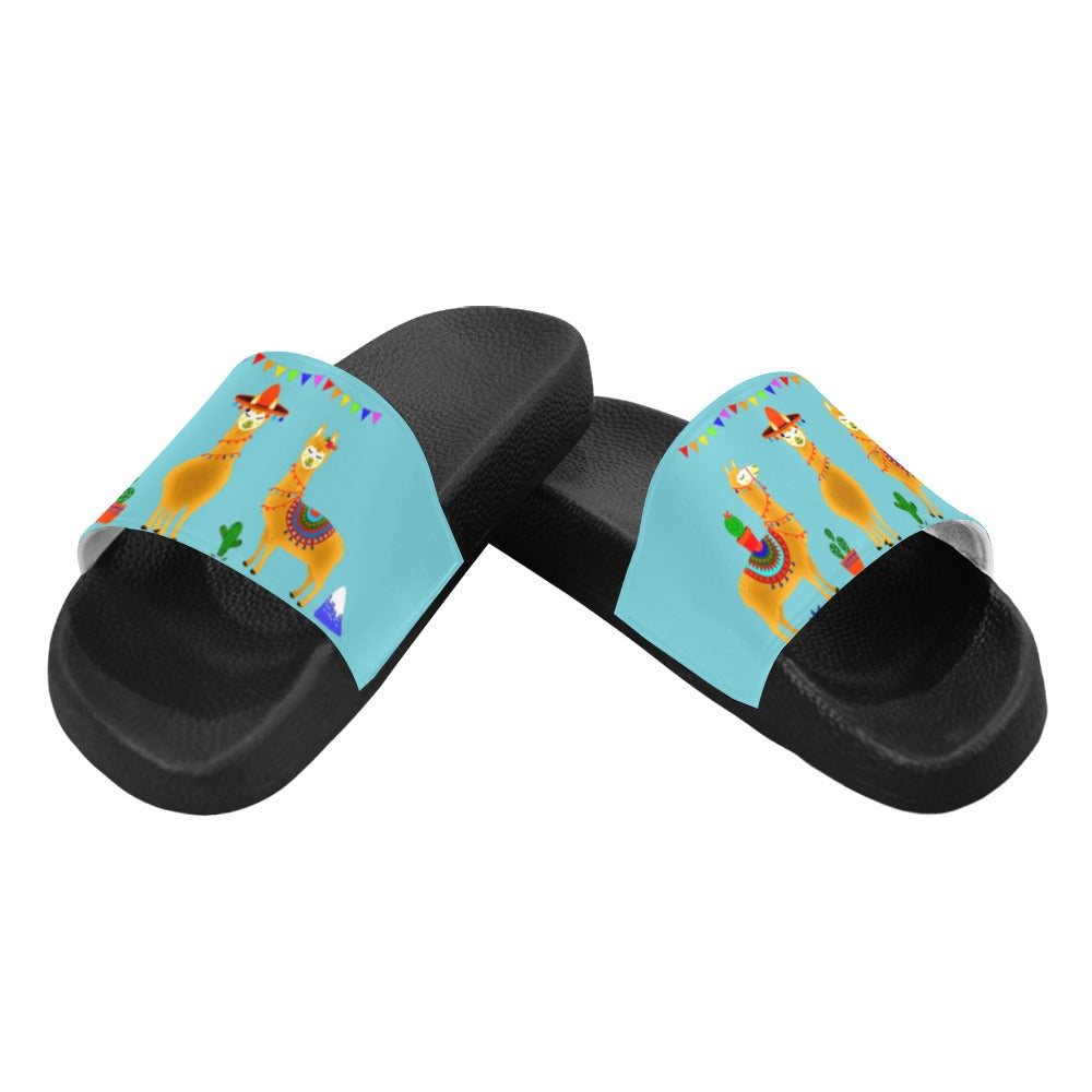 Llama Festival Women's Slide Sandals