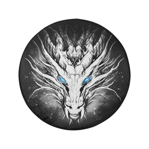 White Dragon Spare Tire Cover (Large) (17")