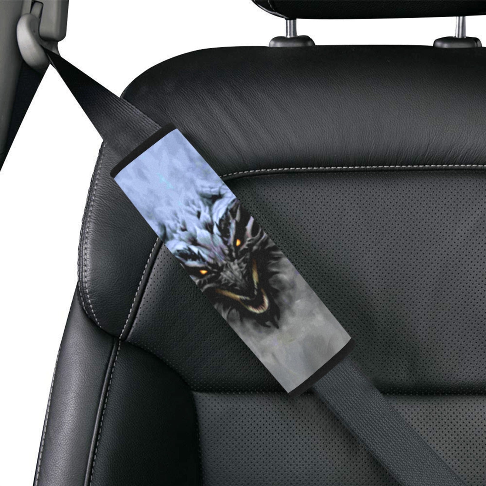 Shadow Dragon Seat Belt Cover 7" x 10"