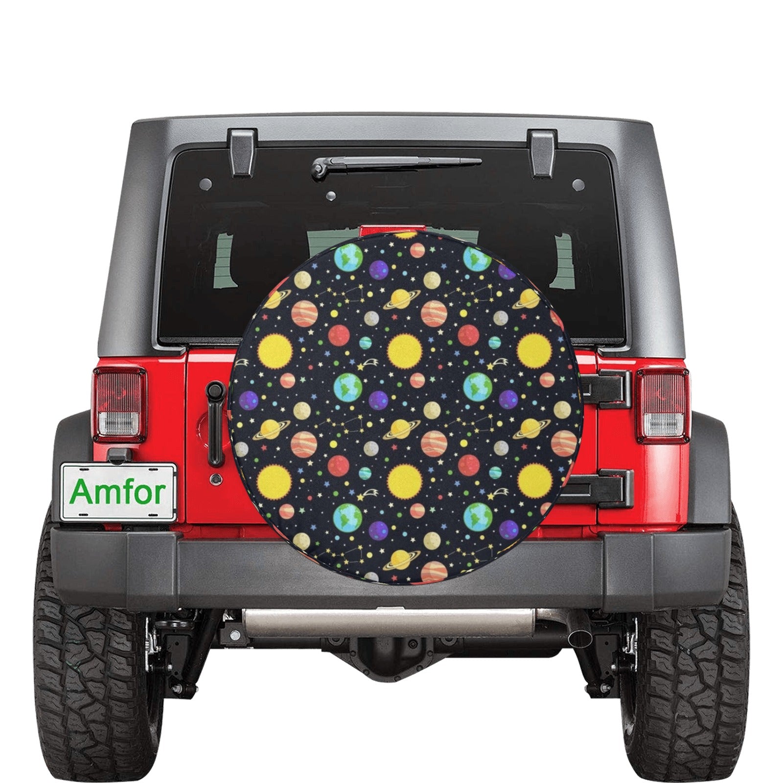Solar System Spare Tire Cover (Large) (17")