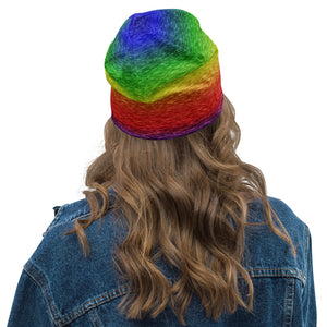 Rainbow Heather Beanie