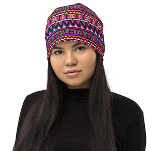 Colorful Native American Inspired All-Over Print Beanie