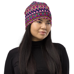 Colorful Native American Inspired All-Over Print Beanie