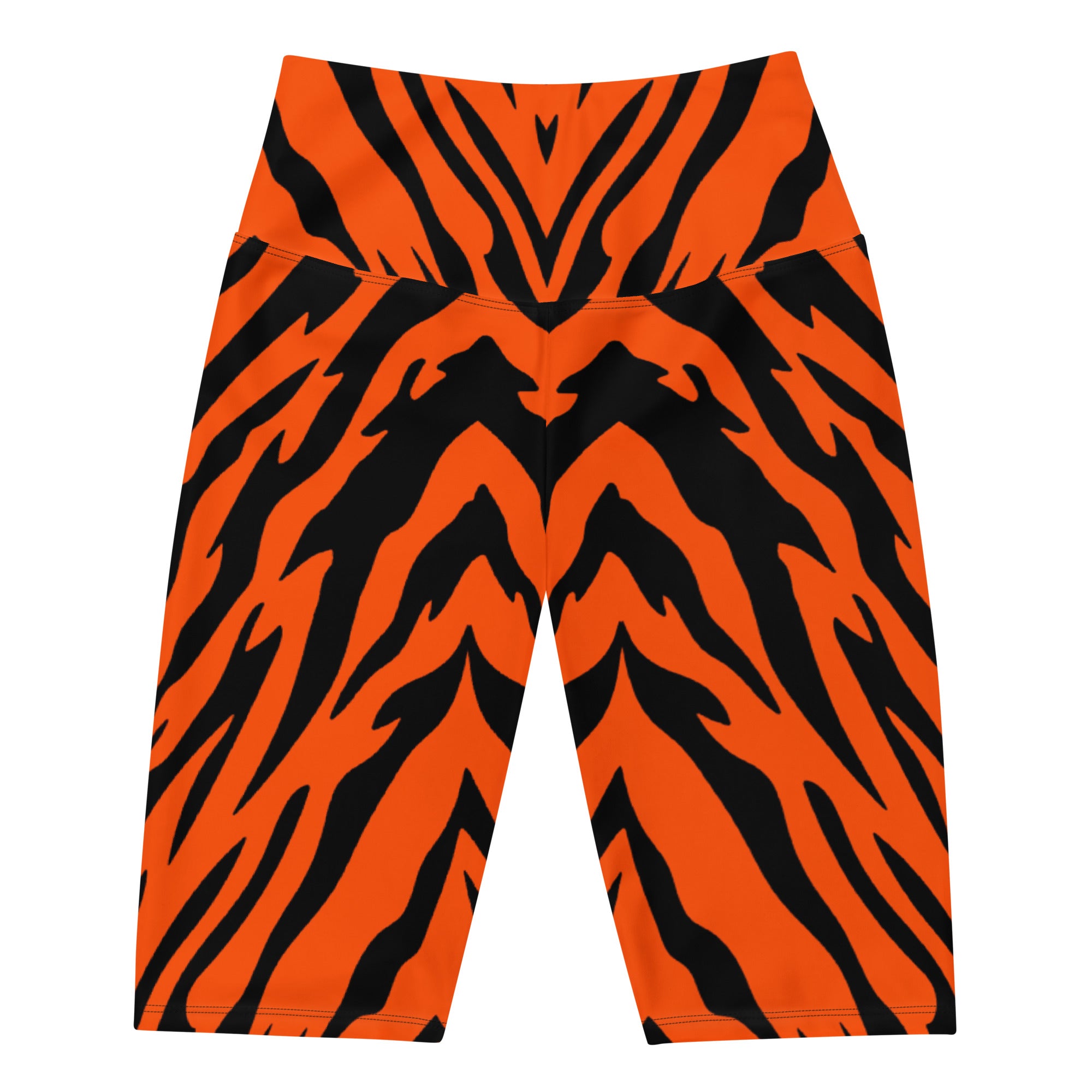 Bengal Tiger Stripe Biker Shorts