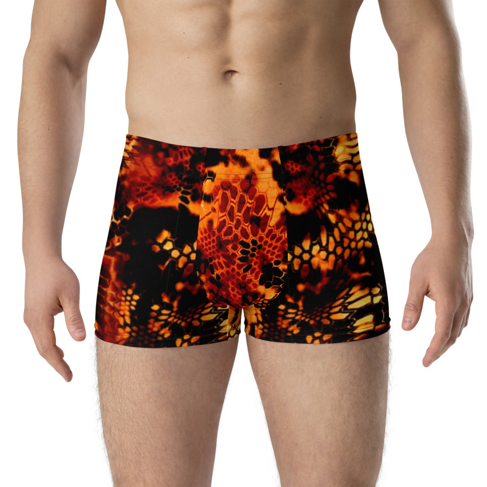 Fiery Snake Camo Boxer Briefs