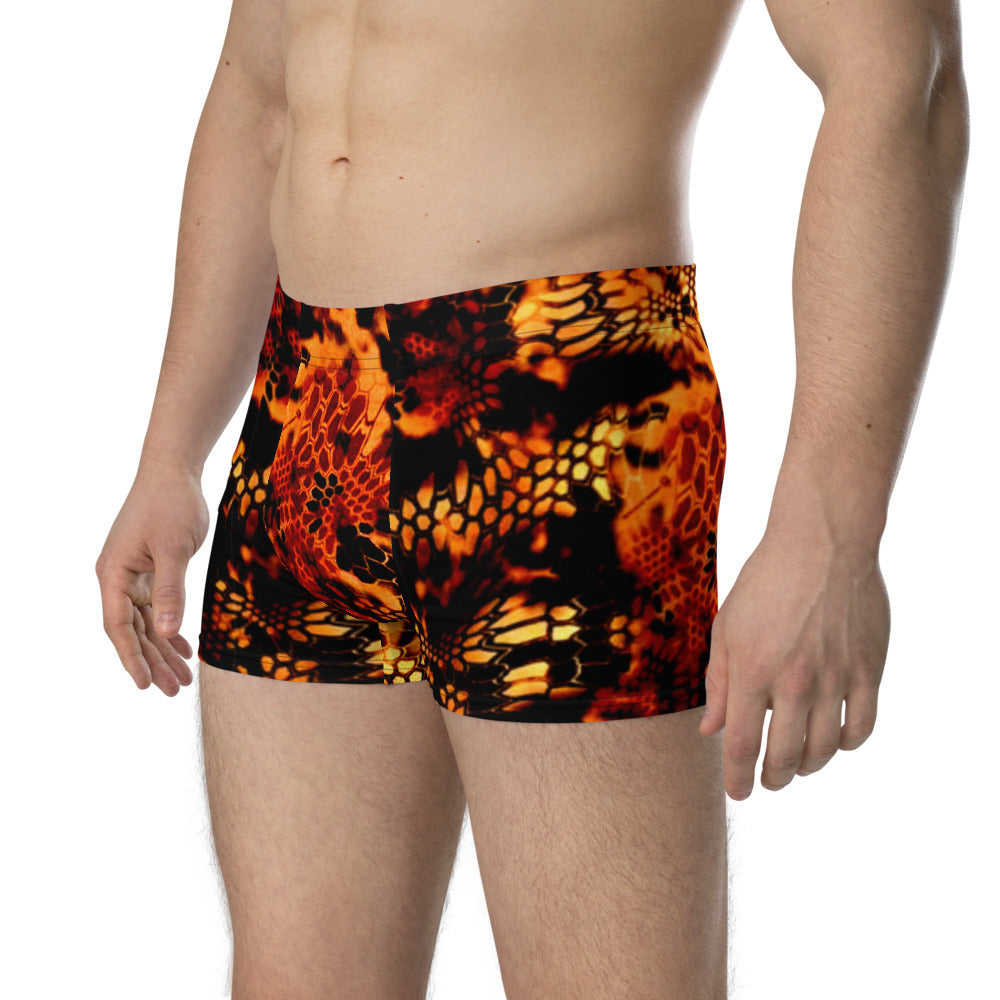 Fiery Snake Camo Boxer Briefs