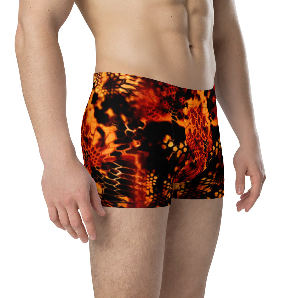 Fiery Snake Camo Boxer Briefs