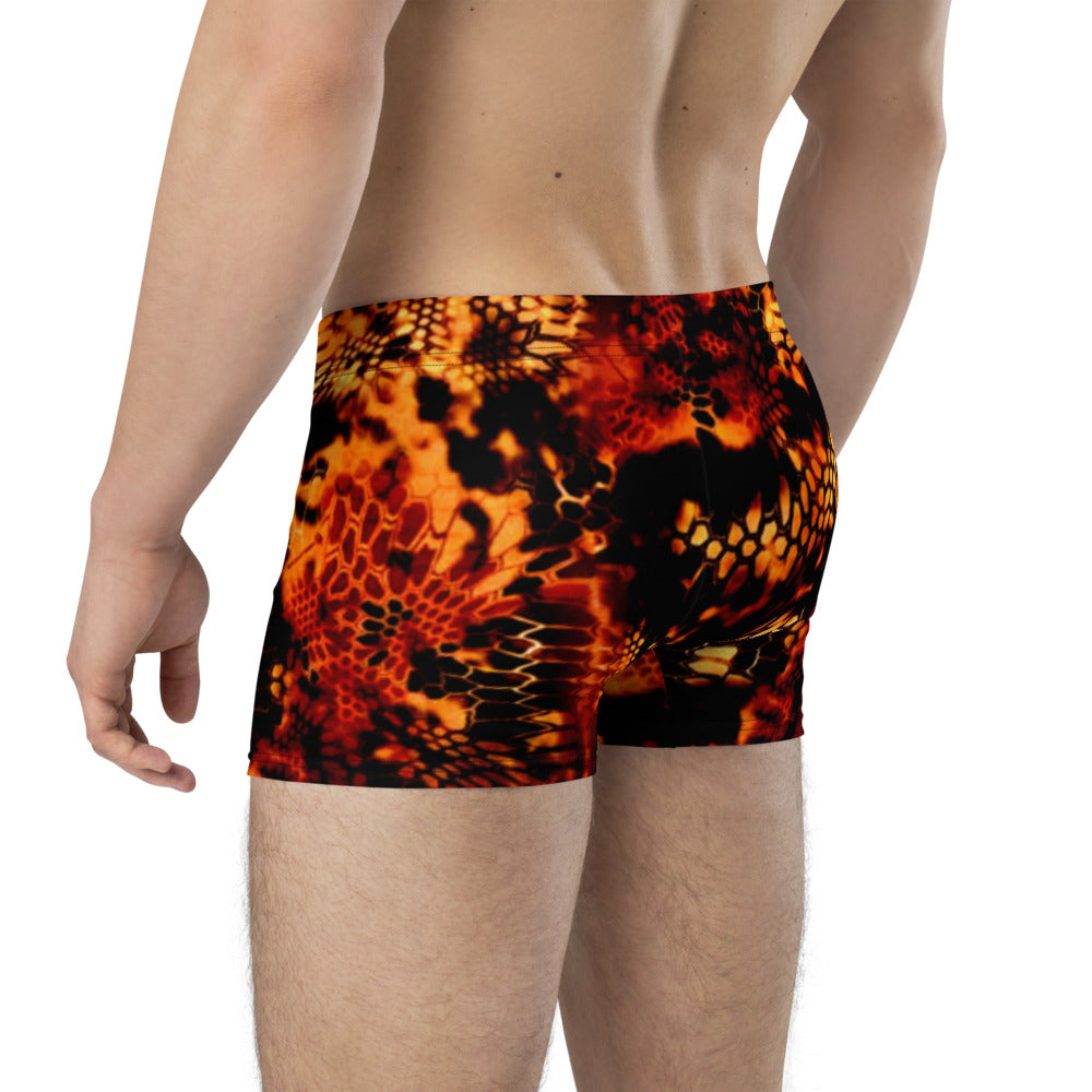 Fiery Snake Camo Boxer Briefs