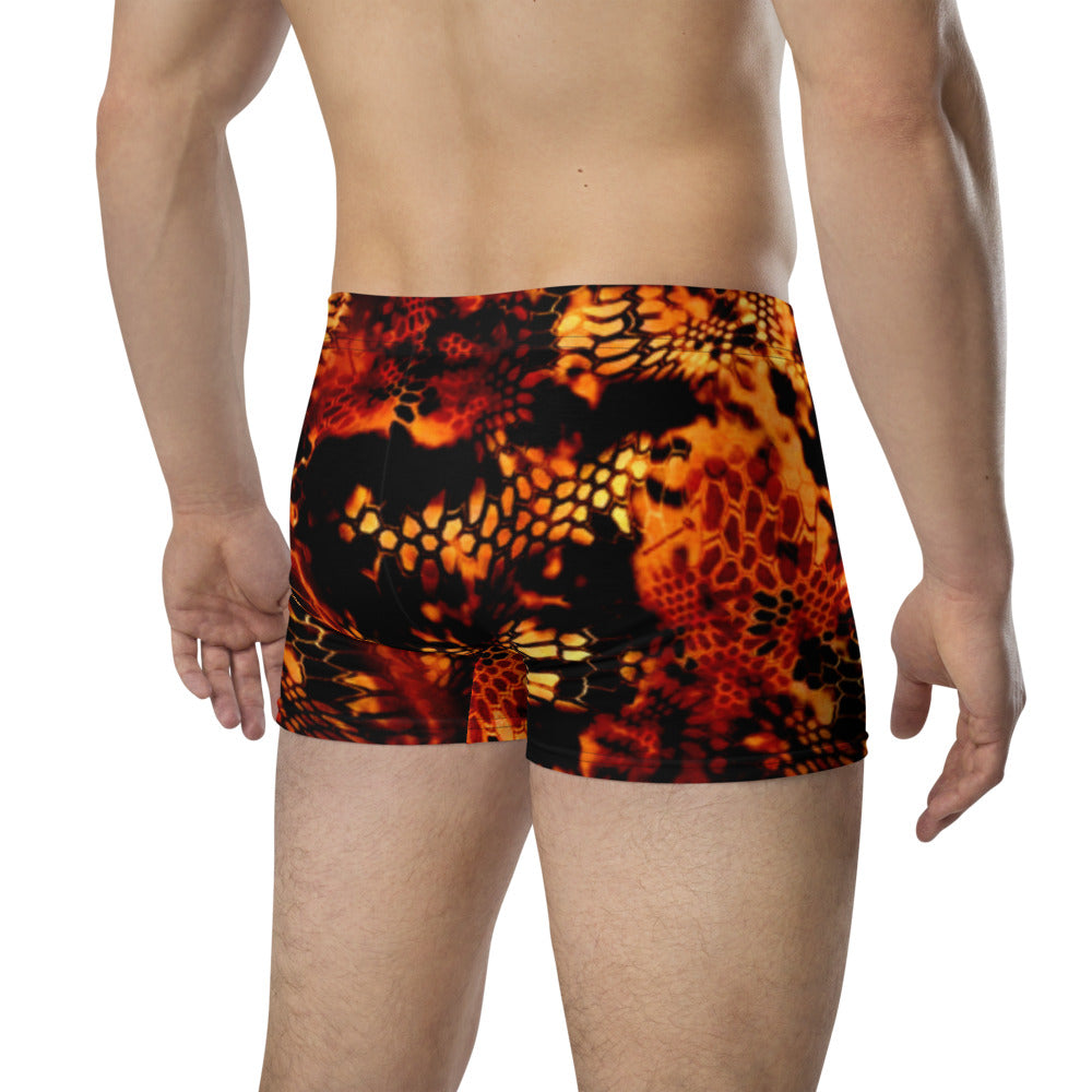 Fiery Snake Camo Boxer Briefs