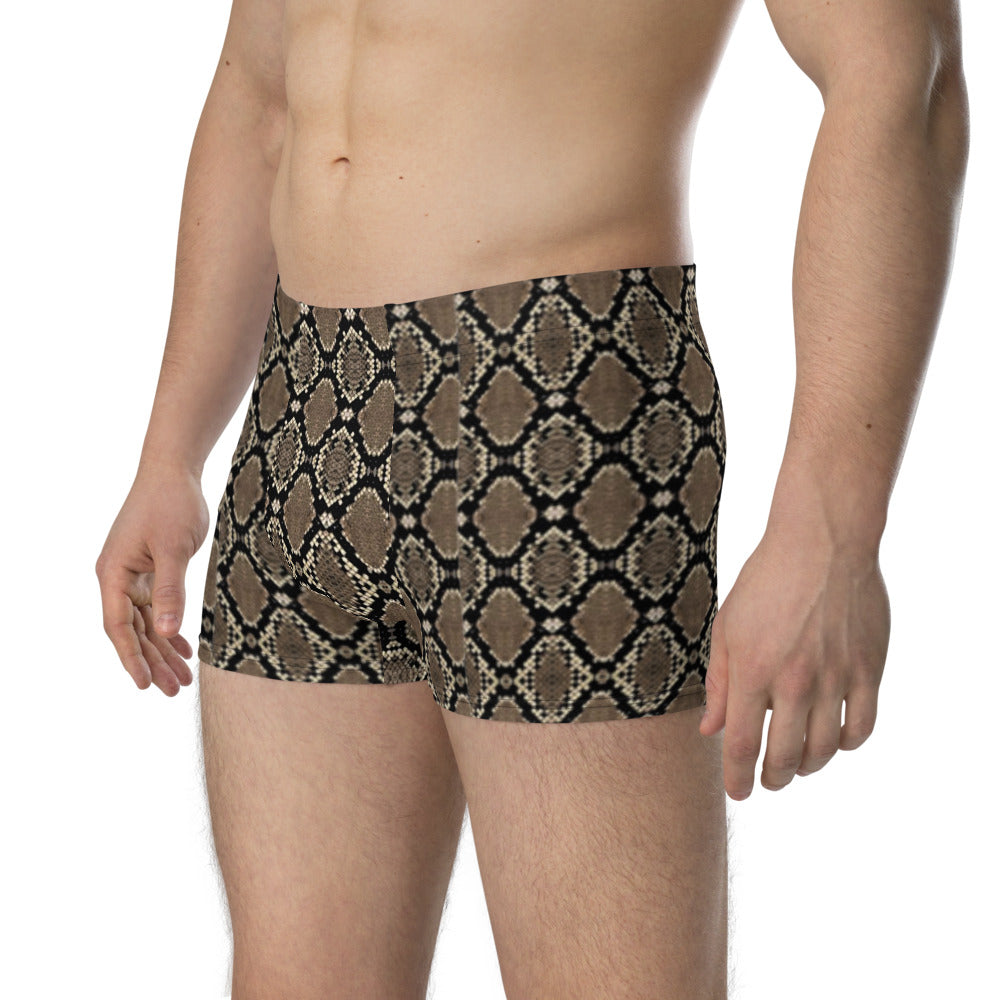 Snakeskin Print Boxer Briefs