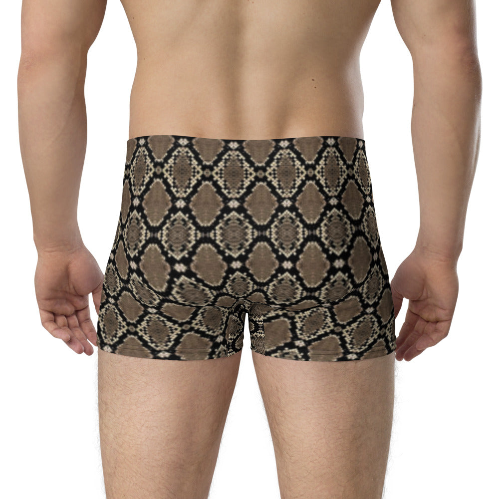 Snakeskin Print Boxer Briefs