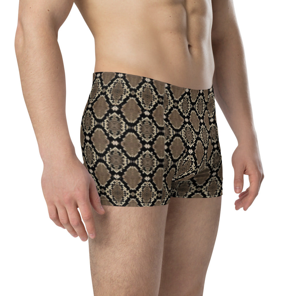 Snakeskin Print Boxer Briefs