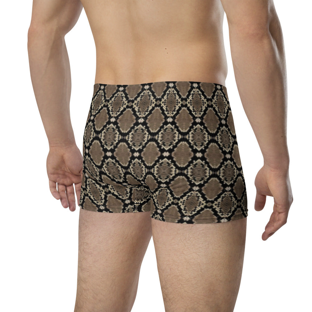 Snakeskin Print Boxer Briefs