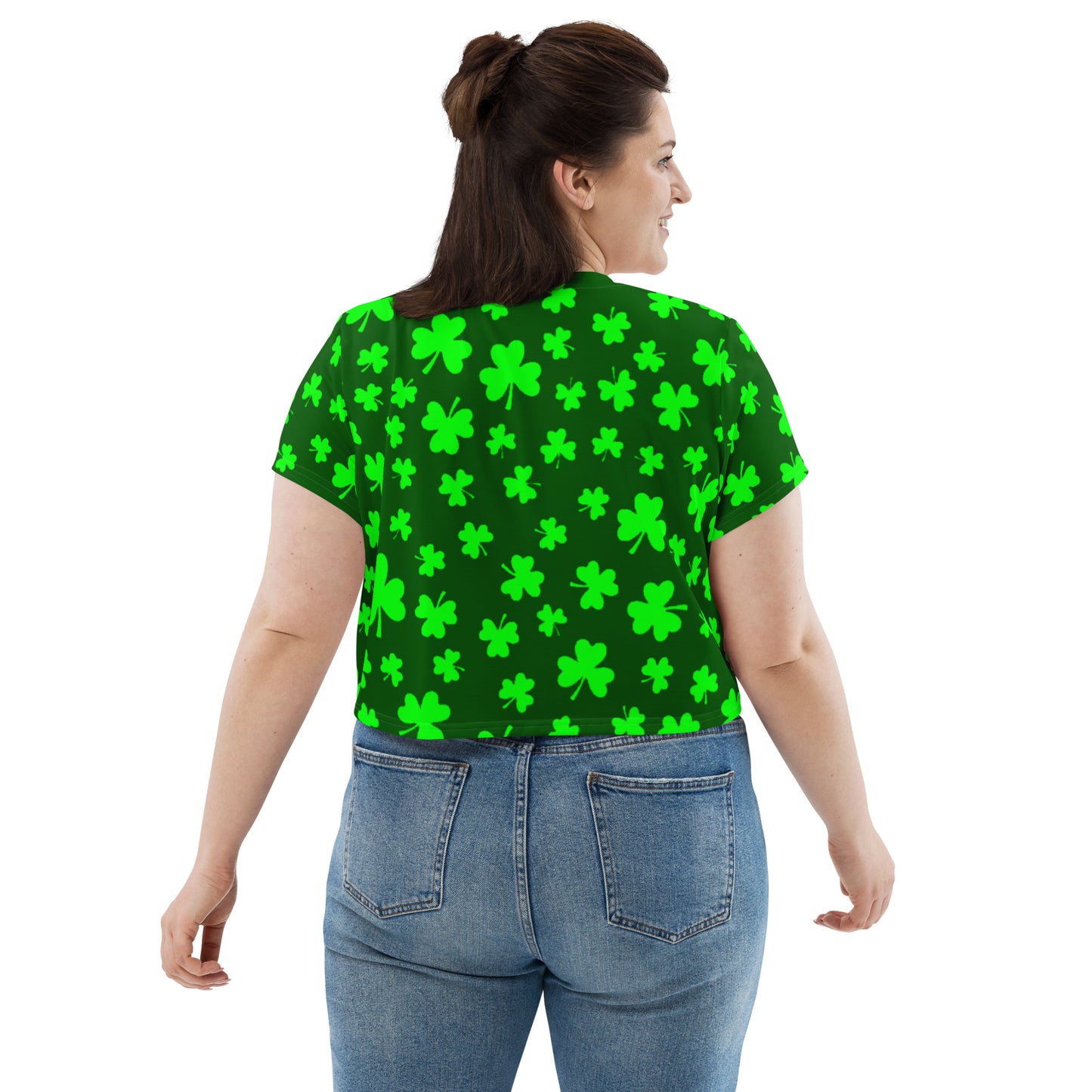 Shamrocks Crop Tee