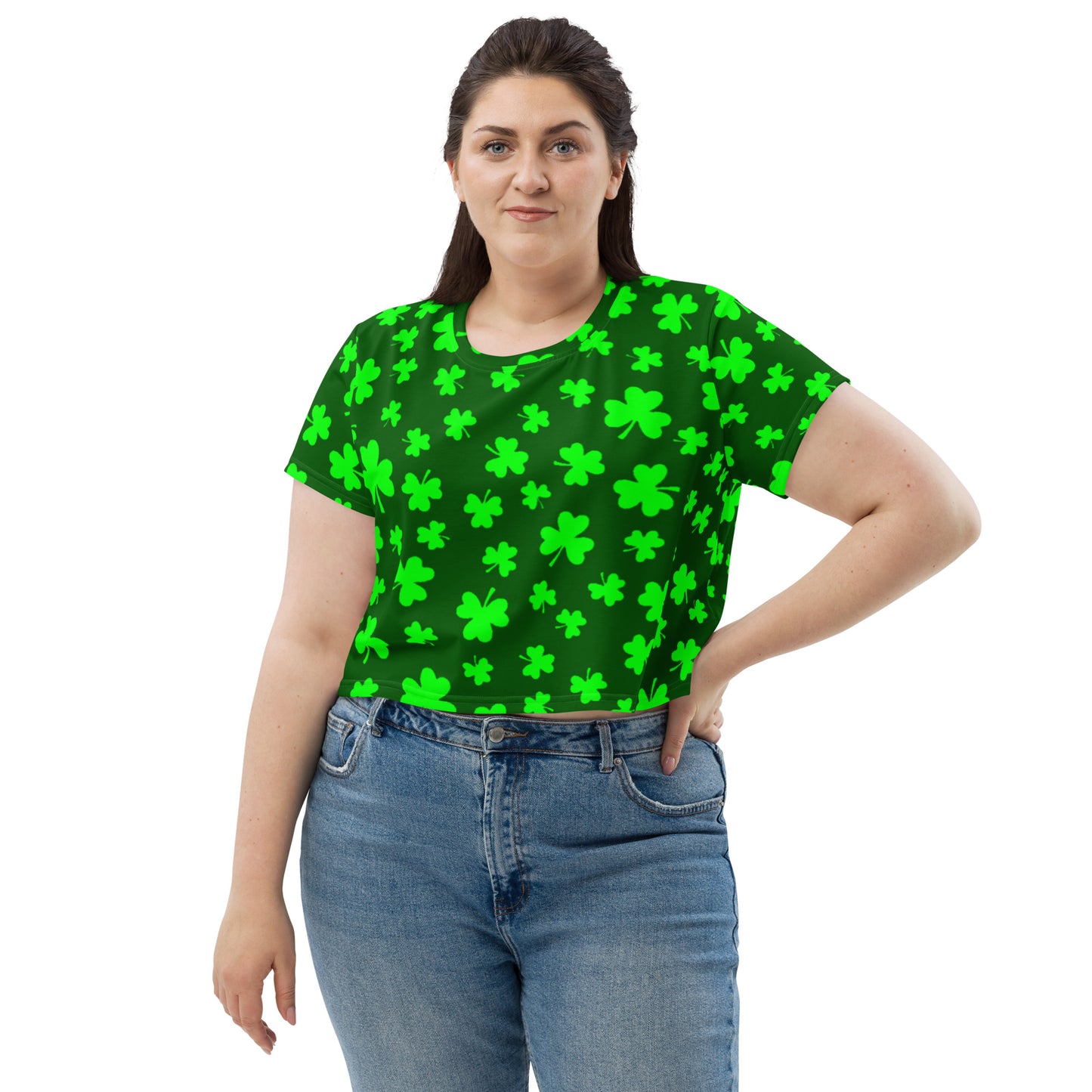 Shamrocks Crop Tee