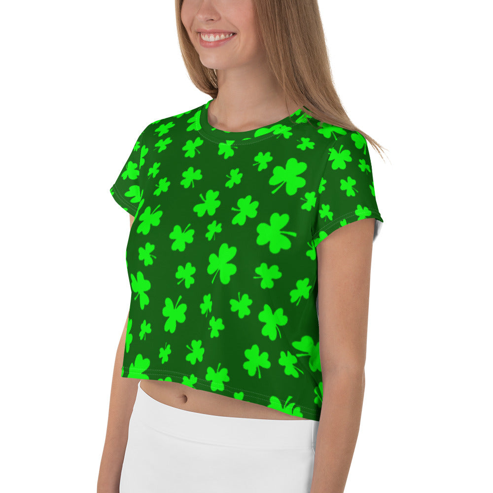 Shamrocks Crop Tee